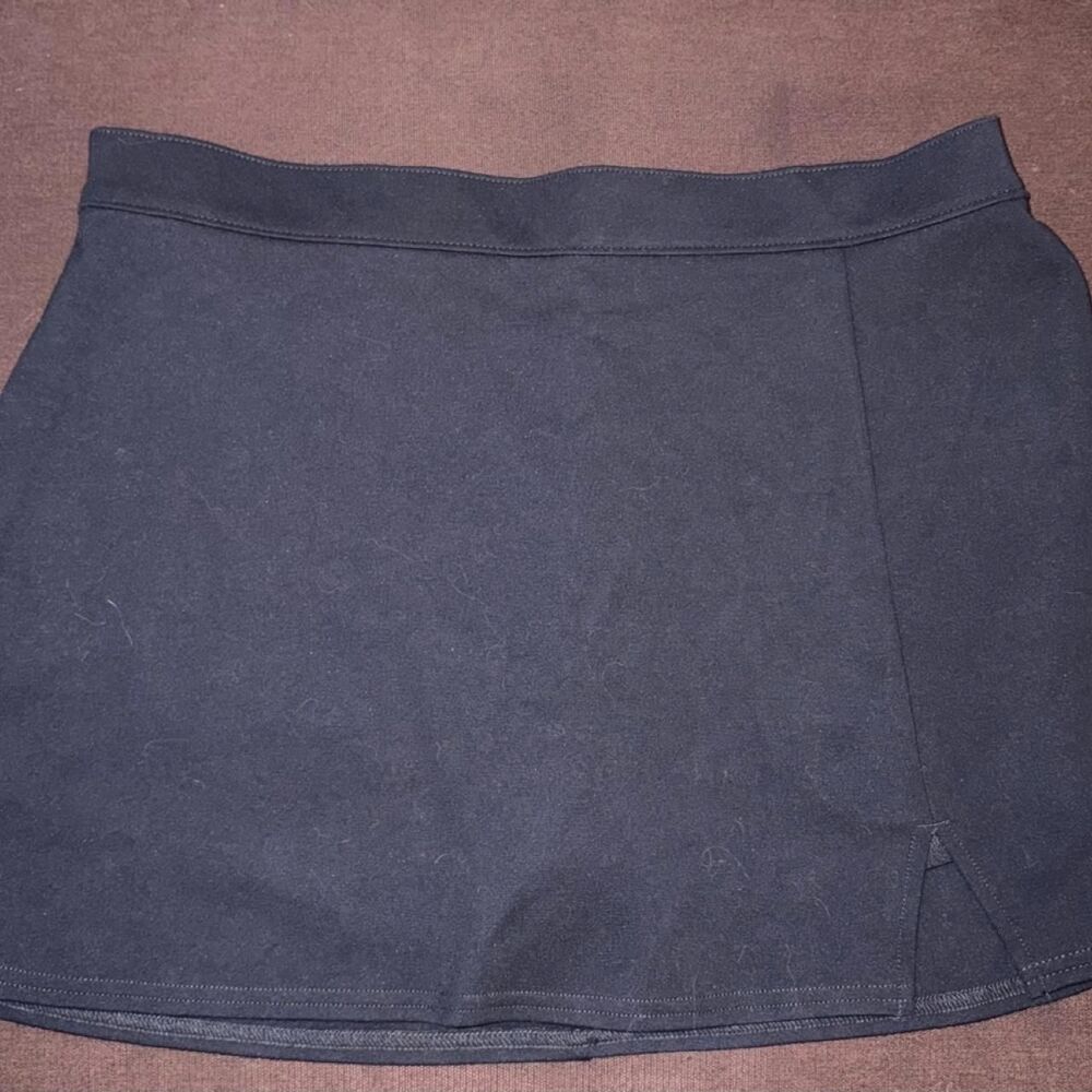 Hollister-co Women's Black and Navy Skirt